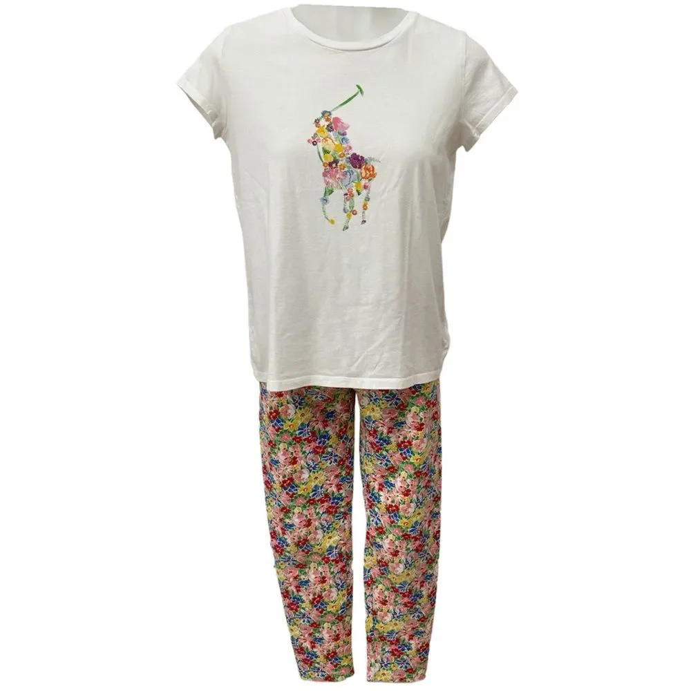 Polo Ralph Lauren Floral Leggings Size L 12-14 - Picture 5 of 8